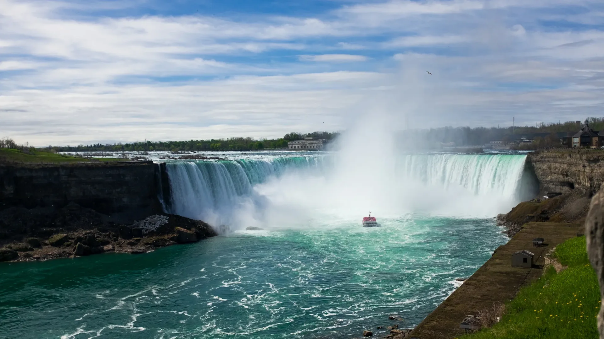 The Canadian side of Niagara Falls